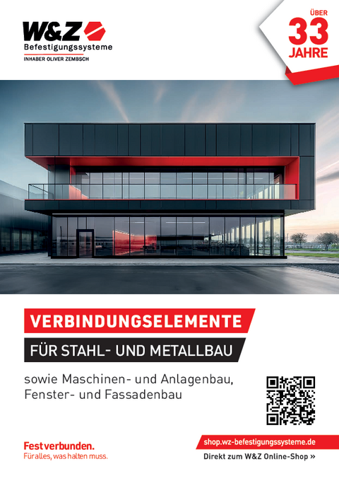 W&Z Kompetenzbroschüre Metallbau/Stahlbau